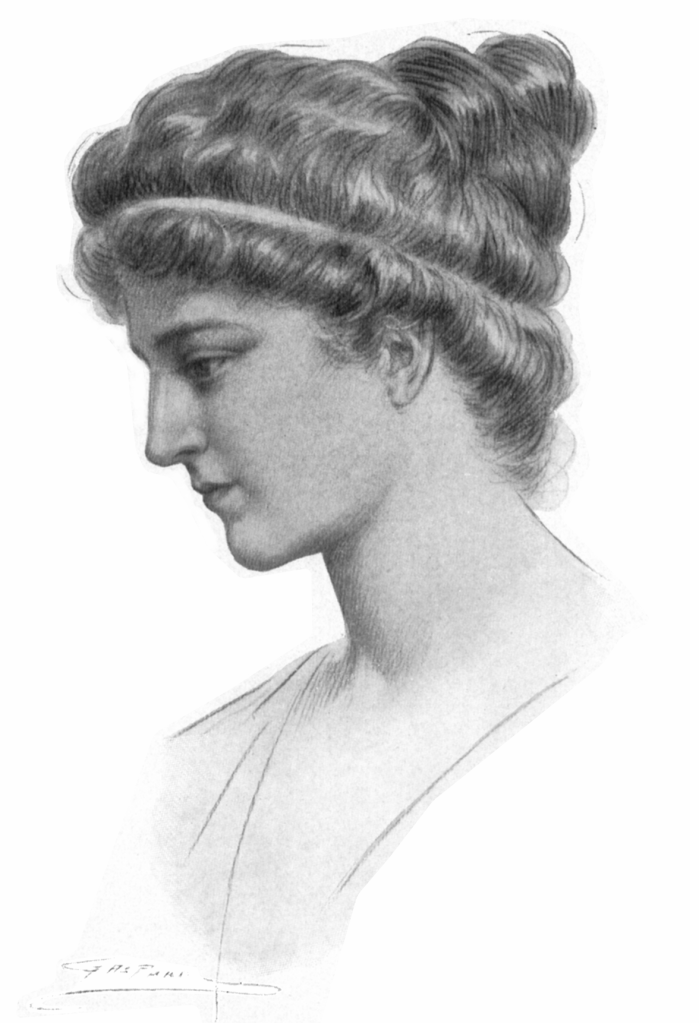Retrato de Hipatia de Alejandría del pintor Jules Maurice Gaspard.
